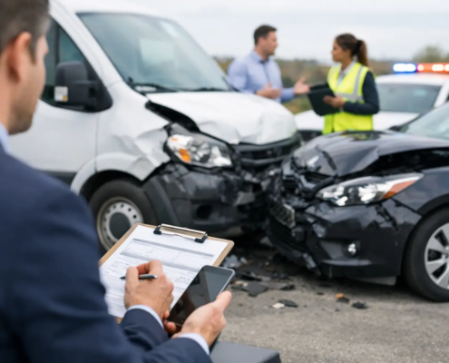 Company Vehicle Accident Claim Steps After a Crash