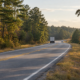 East Texas rural two-lane road illustrating truck-crash investigation questions