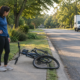 Tyler truck accident lawyer guidance for a cyclist beside a bicycle and stopped commercial truck