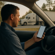 Tyler truck accident lawyer recorded statement discussion near an East Texas roadway