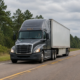 Commercial truck on an East Texas road illustrating a distracted truck driver accident in Longview, TX